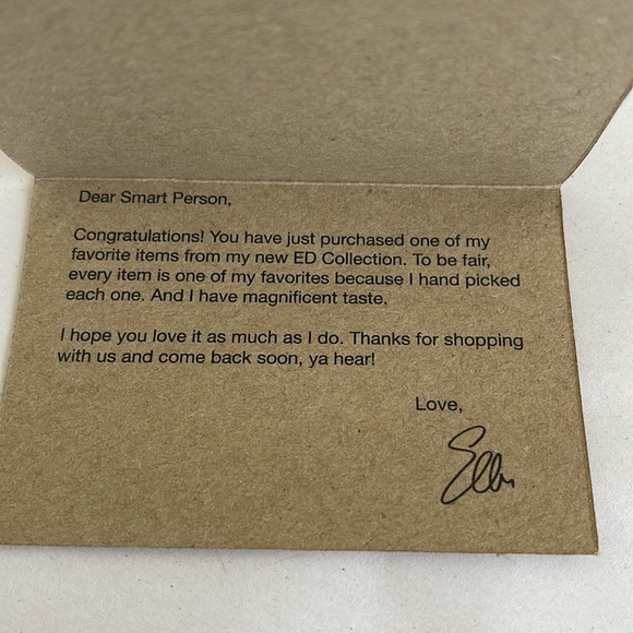 Ellen Degeneres leather and textile yellow/brown Purse - Picture 8 of 9